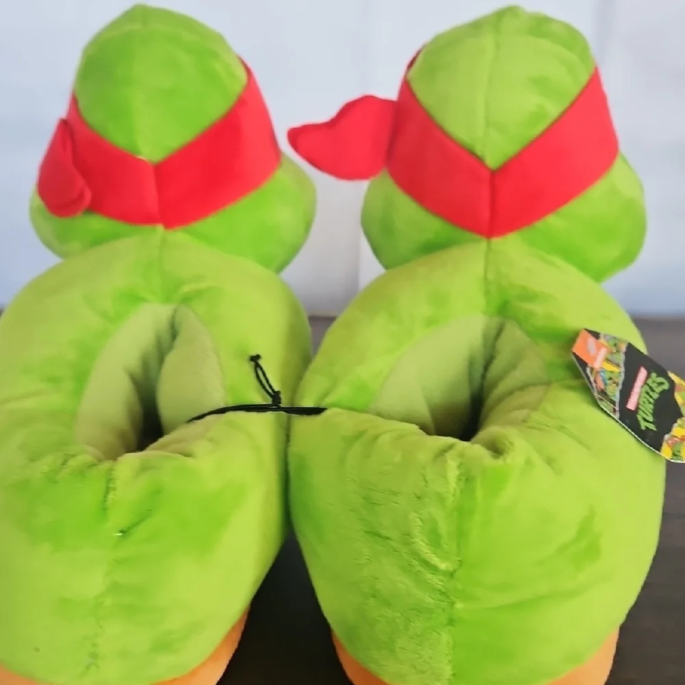 Teenage Mutant Ninja Turtles Green & Orange Kids Slippers